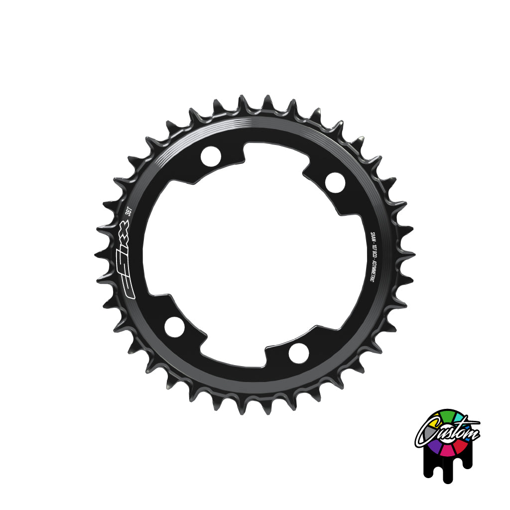 107 Spider Powermeter Semi-SpeedRing - 38t-62t - Round
