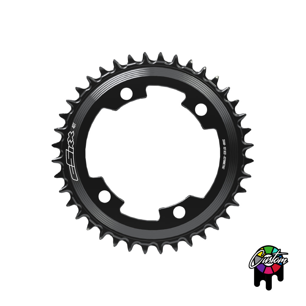 107 Spider Powermeter Semi-SpeedRing - 38t-62t - Round
