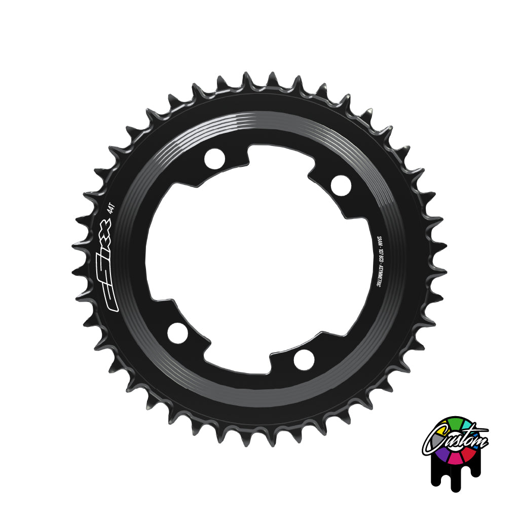 107 Spider Powermeter Semi-SpeedRing - 38t-62t - Round