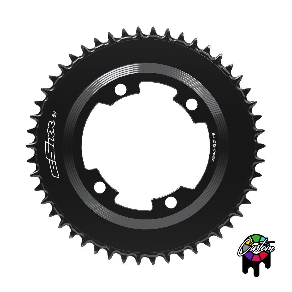 107 Spider Powermeter Semi-SpeedRing - 38t-62t - Round
