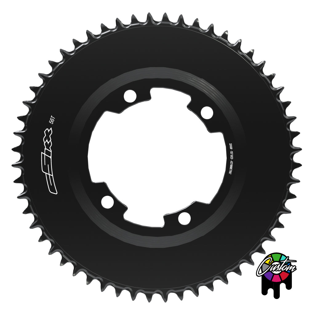 107 Spider Powermeter Semi-SpeedRing - 38t-62t - Round