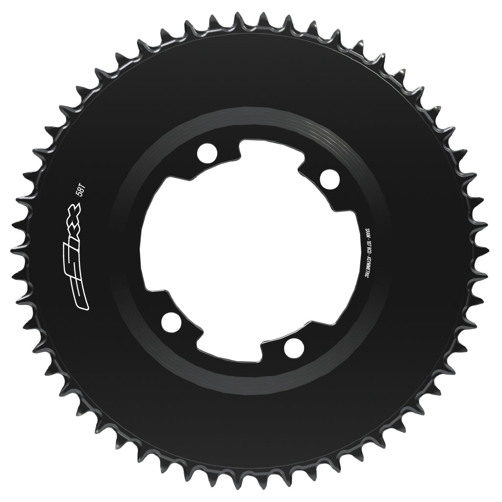 107 Spider Powermeter Semi-SpeedRing - 38t-62t - Round