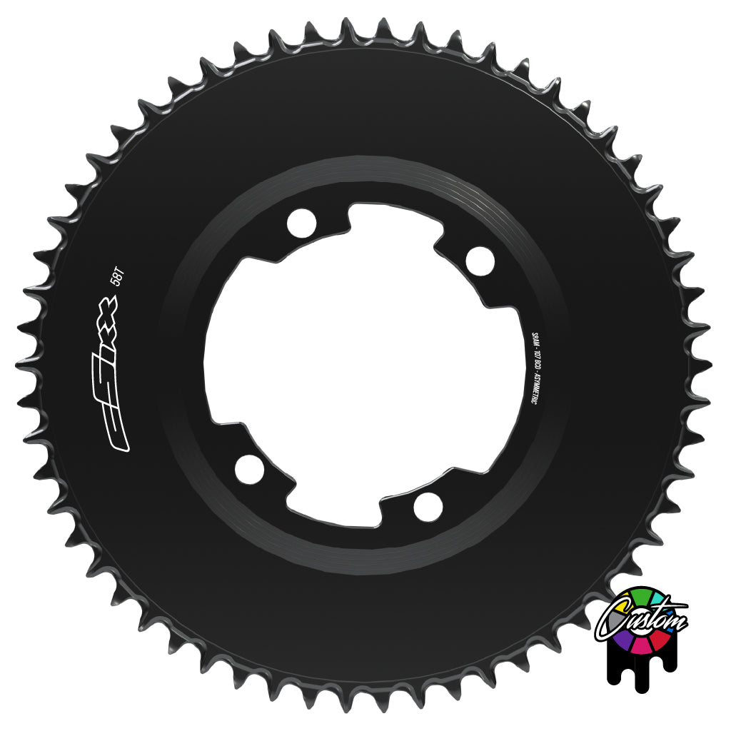 107 Spider Powermeter Semi-SpeedRing - 38t-62t - Round