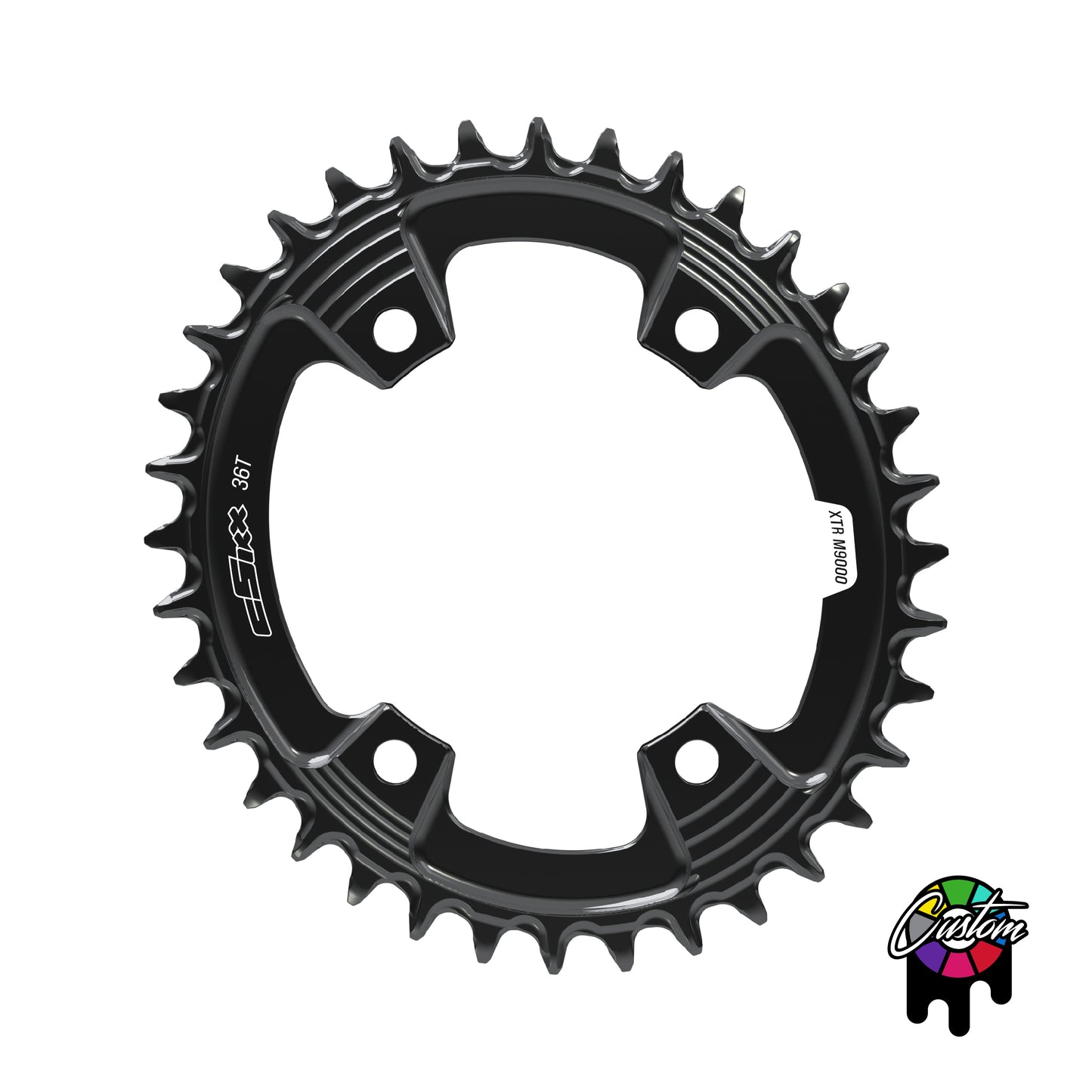 Shimano 96bcd Asymmetric XTR - 32t-36t - Oval (M9000)