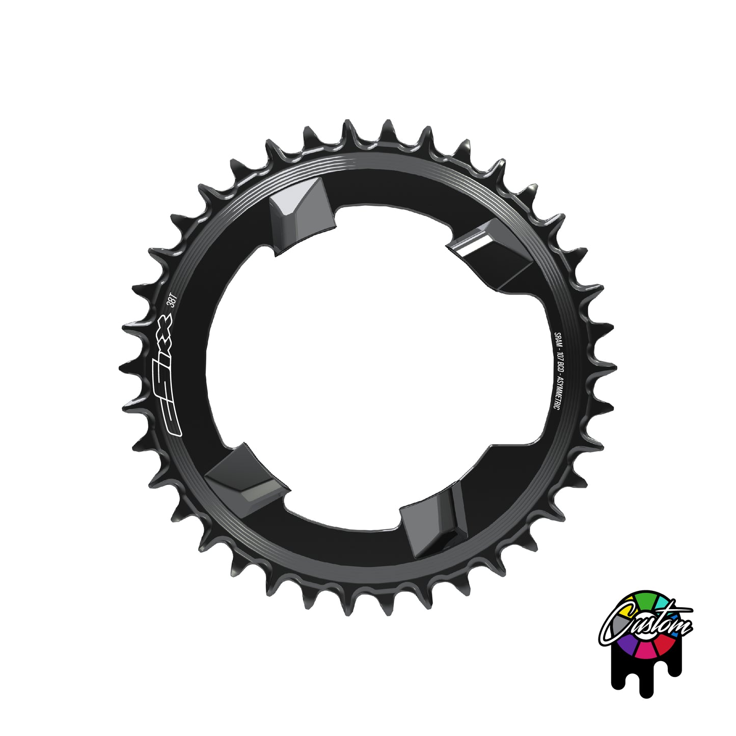 107 Rival Semi-SpeedRing - 38t-62t - Round